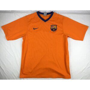 FC Barcelona 2006 2007 Away Soccer Jersey Football Shirt Nike Men's Size L